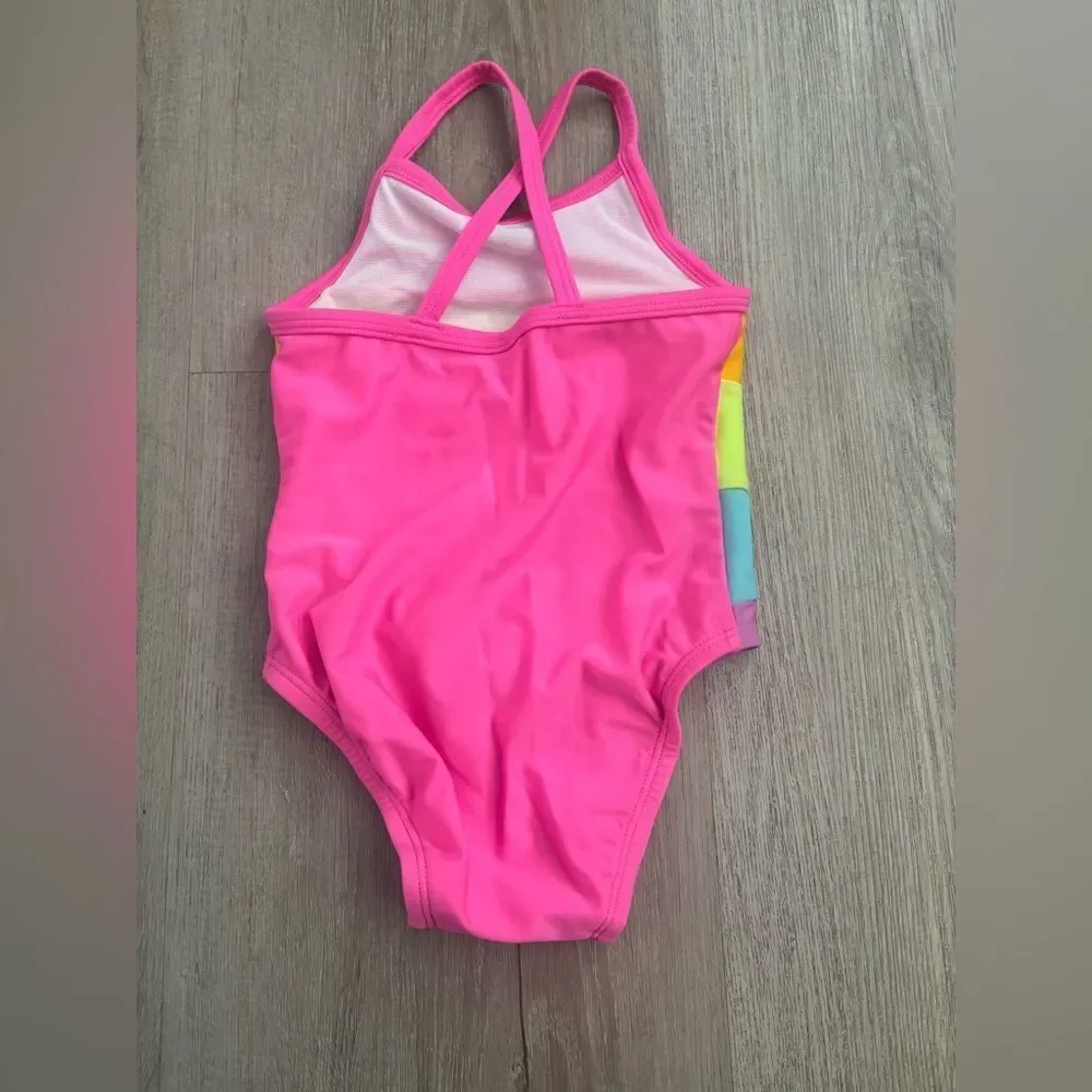 Cat&Jack Colorful Striped Swimsuit NWOT